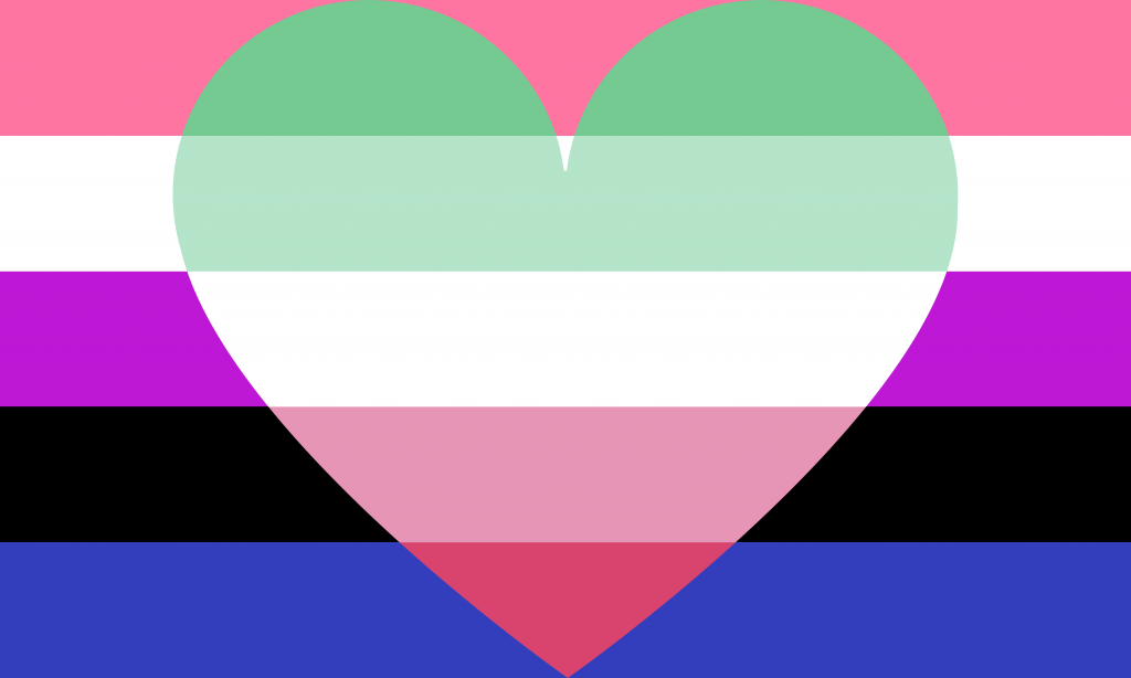 Genderfluid Abrosexual Pride Flag | Aromantic Flag Store PN2101 ...