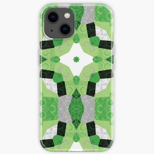 Aro Pride Quilt Shapes Pattern iPhone Soft Case RB1901 product Offical Aromantic Flag Merch