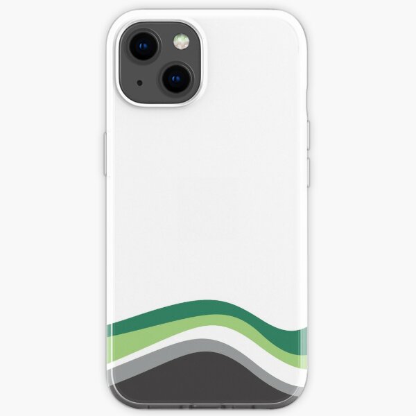 Aromantic Flag Pride Wave iPhone Soft Case RB1901 product Offical Aromantic Flag Merch