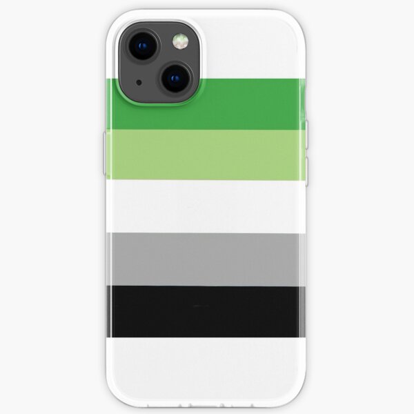 Aromantic Pride Flag iPhone Soft Case RB1901 product Offical Aromantic Flag Merch