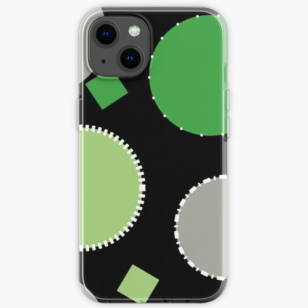Aro Pride Outlined Circles Pattern iPhone Soft Case RB1901 product Offical Aromantic Flag Merch
