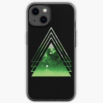 Aro Pride Layered Galaxy Triangles iPhone Soft Case RB1901 product Offical Aromantic Flag Merch