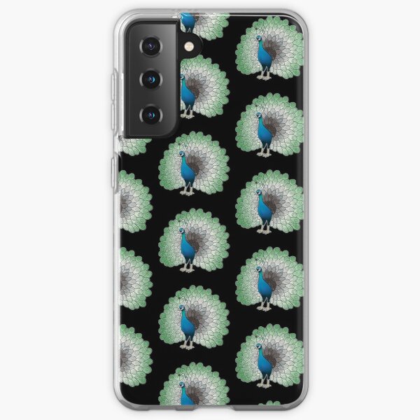 Aromantic Pride Peacock Samsung Galaxy Soft Case RB1901 product Offical Aromantic Flag Merch