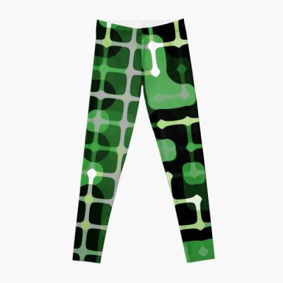 Aro Pride Abstract Circuitry Pattern Leggings RB1901 product Offical Aromantic Flag Merch