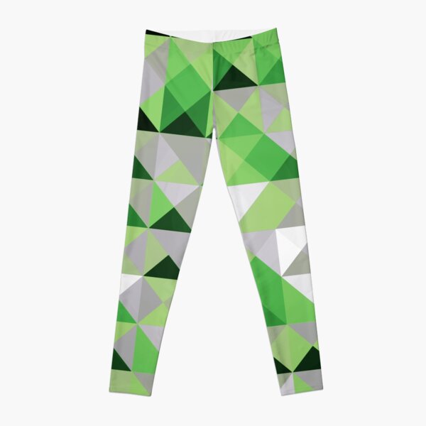 Aro Pride Mixed Size Pyramids Leggings RB1901 product Offical Aromantic Flag Merch