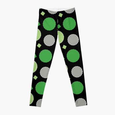 Aro Pride Outlined Circles Pattern Leggings RB1901 product Offical Aromantic Flag Merch