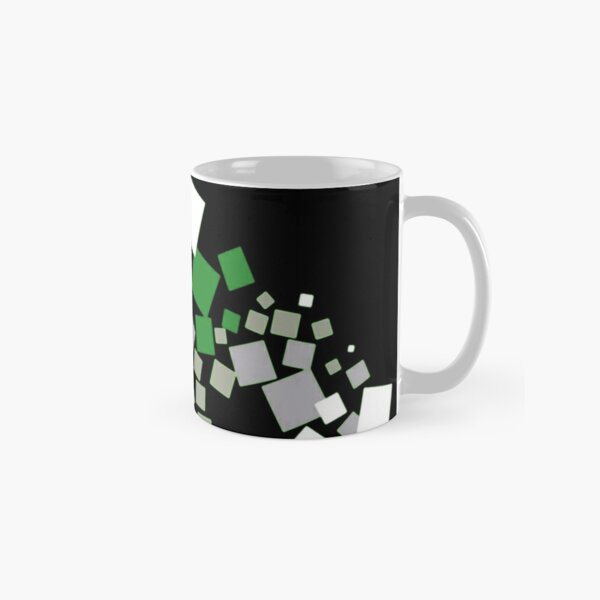 Aro Pride Scattered Paper Squares Design Classic Mug RB1901 product Offical Aromantic Flag Merch