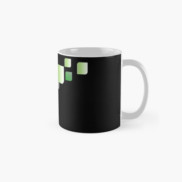 Aro Pride Cascading Abstract Squares Classic Mug RB1901 product Offical Aromantic Flag Merch