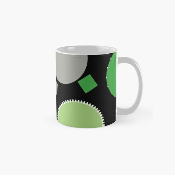 Aro Pride Outlined Circles Pattern Classic Mug RB1901 product Offical Aromantic Flag Merch