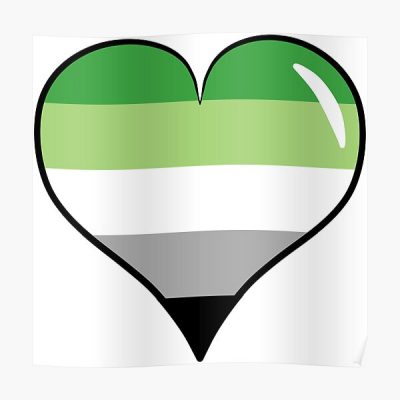 Aromantic Heart Poster RB1901 product Offical Aromantic Flag Merch