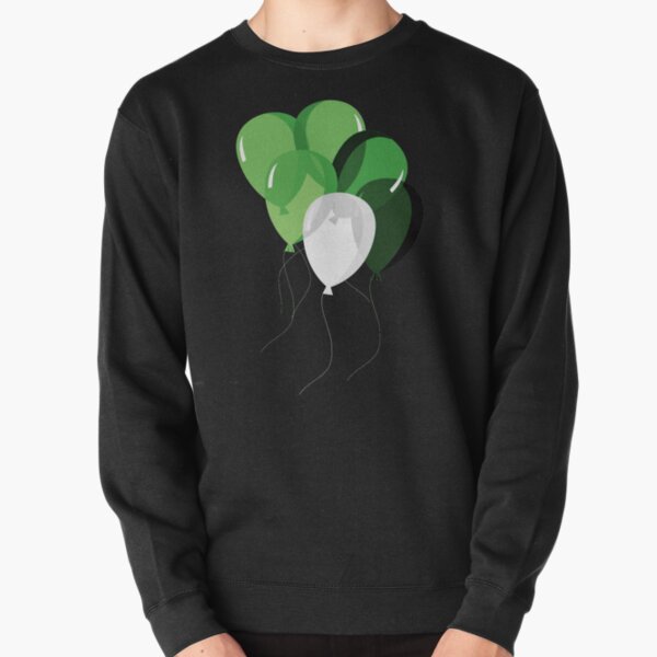 Aro Pride Balloon Cluster Pullover Sweatshirt RB1901 product Offical Aromantic Flag Merch