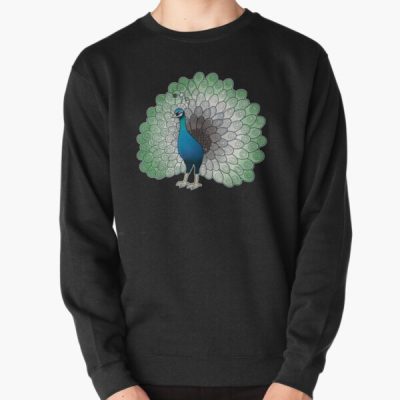 Aromantic Pride Peacock Pullover Sweatshirt RB1901 product Offical Aromantic Flag Merch