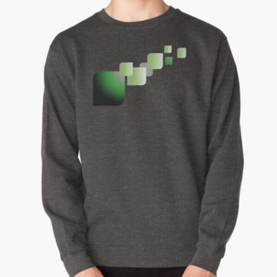 Aro Pride Cascading Abstract Squares Pullover Sweatshirt RB1901 product Offical Aromantic Flag Merch