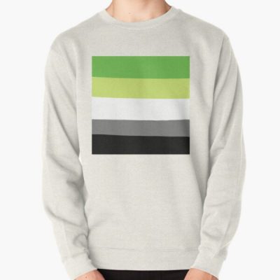 Aromantic pride Pullover Sweatshirt RB1901 product Offical Aromantic Flag Merch
