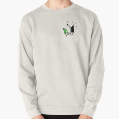 aromantic crown Pullover Sweatshirt RB1901 product Offical Aromantic Flag Merch