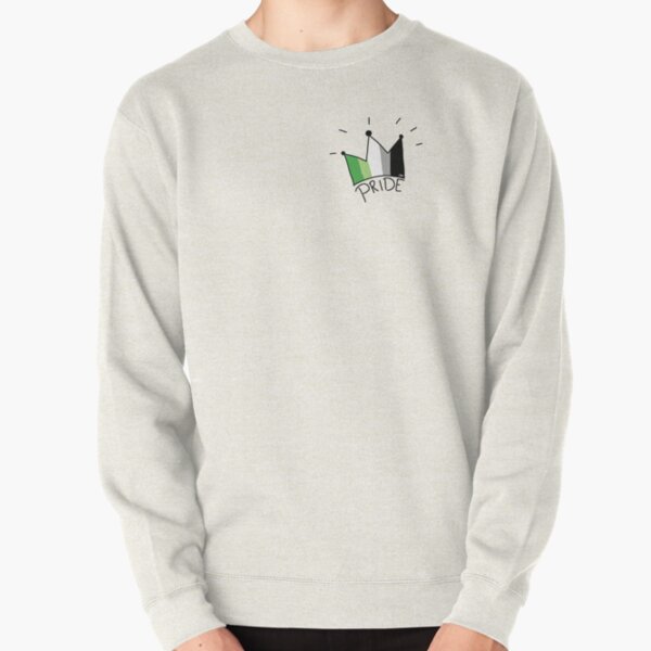 aromantic crown Pullover Sweatshirt RB1901 product Offical Aromantic Flag Merch