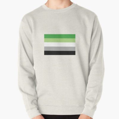 Aromantic Pride Flag Pullover Sweatshirt RB1901 product Offical Aromantic Flag Merch