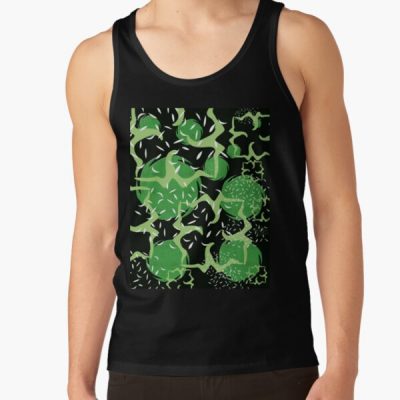 Aro Pride Abstract Voidfill Design Tank Top RB1901 product Offical Aromantic Flag Merch