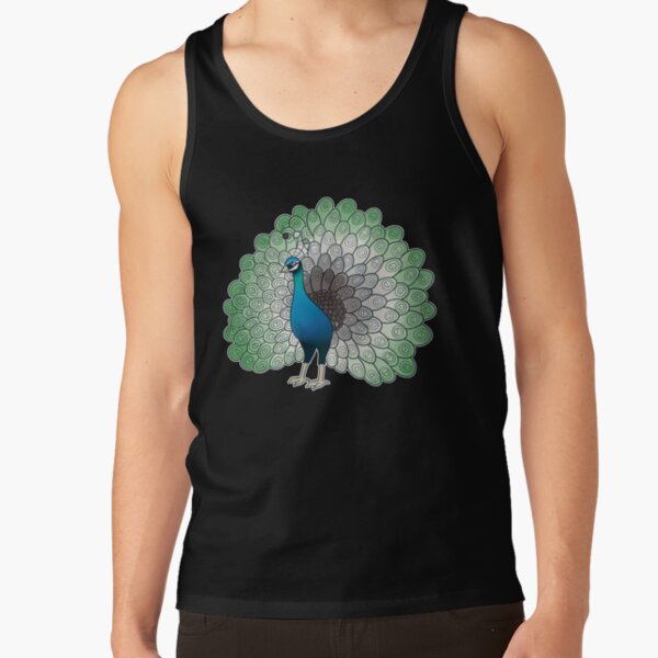 Aromantic Pride Peacock Tank Top RB1901 product Offical Aromantic Flag Merch