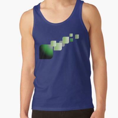 Aro Pride Cascading Abstract Squares Tank Top RB1901 product Offical Aromantic Flag Merch