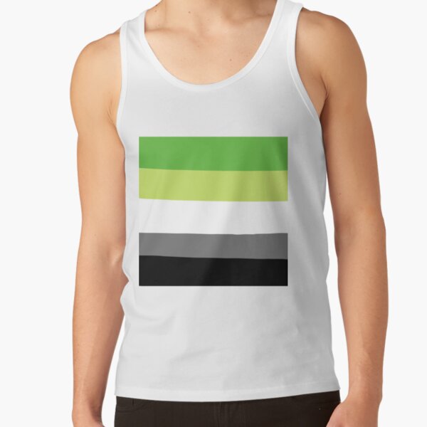 Aromantic pride Tank Top RB1901 product Offical Aromantic Flag Merch