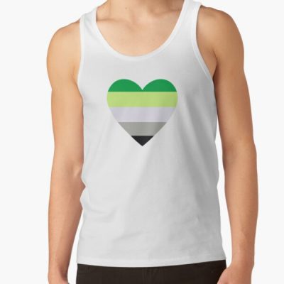 Aromantic Heart Flag Tank Top RB1901 product Offical Aromantic Flag Merch