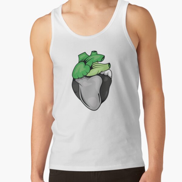 Aromantic Heart Tank Top RB1901 product Offical Aromantic Flag Merch