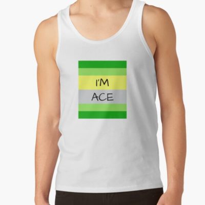 AROMANTIC FLAG I'M ACE ASEXUAL T-SHIRT Tank Top RB1901 product Offical Aromantic Flag Merch
