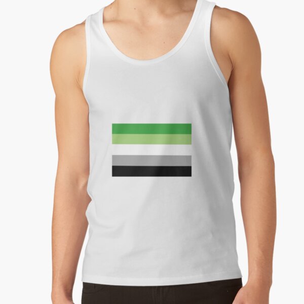 Aromantic Pride Flag Tank Top RB1901 product Offical Aromantic Flag Merch