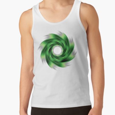 Aromantic Pride Whirling Vortex (On White) Tank Top RB1901 product Offical Aromantic Flag Merch