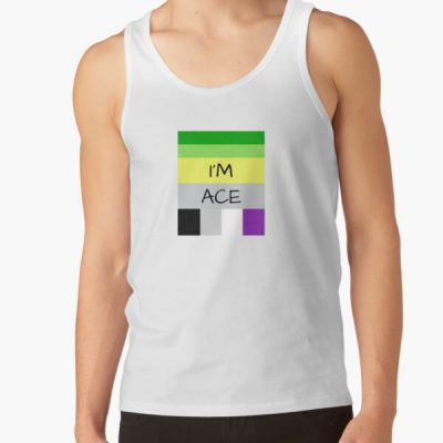 AROMANTIC FLAG ASEXUAL FLAG I'M ACE ASEXUAL T-SHIRT Tank Top RB1901 product Offical Aromantic Flag Merch