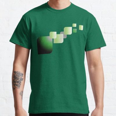 Aro Pride Cascading Abstract Squares Classic T-Shirt RB1901 product Offical Aromantic Flag Merch