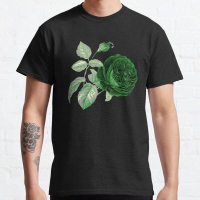 Aro Pride Vintage Flower and Leaves Classic T-Shirt RB1901 product Offical Aromantic Flag Merch