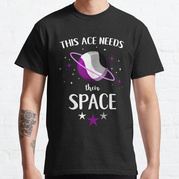 This Ace Needs Their Space For Aromantic Asexuals Classic T-Shirt RB1901 product Offical Aromantic Flag Merch