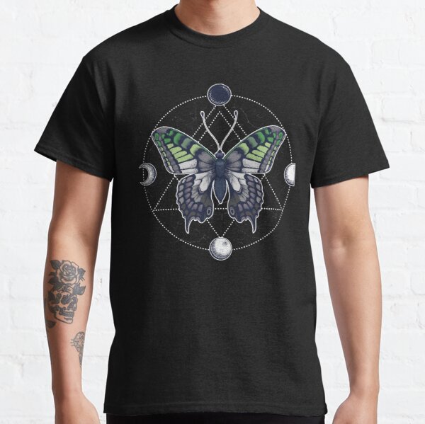 Aromantic Butterfly Classic T-Shirt RB1901 product Offical Aromantic Flag Merch