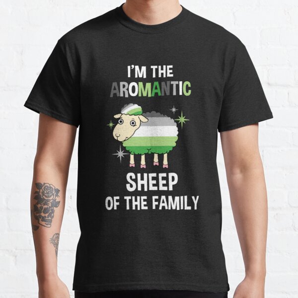 Im The Aromantic Sheep Of The Family Aromantic Pride Classic T-Shirt RB1901 product Offical Aromantic Flag Merch