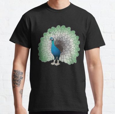 Aromantic Pride Peacock Classic T-Shirt RB1901 product Offical Aromantic Flag Merch