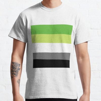Aromantic pride Classic T-Shirt RB1901 product Offical Aromantic Flag Merch