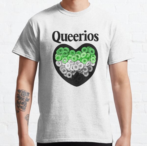 aromantic queerios Classic T-Shirt RB1901 product Offical Aromantic Flag Merch