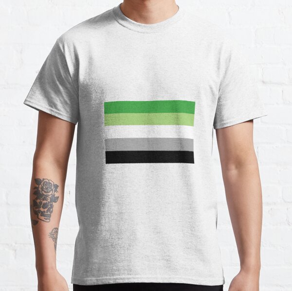 Aromantic Pride Flag Classic T-Shirt RB1901 product Offical Aromantic Flag Merch