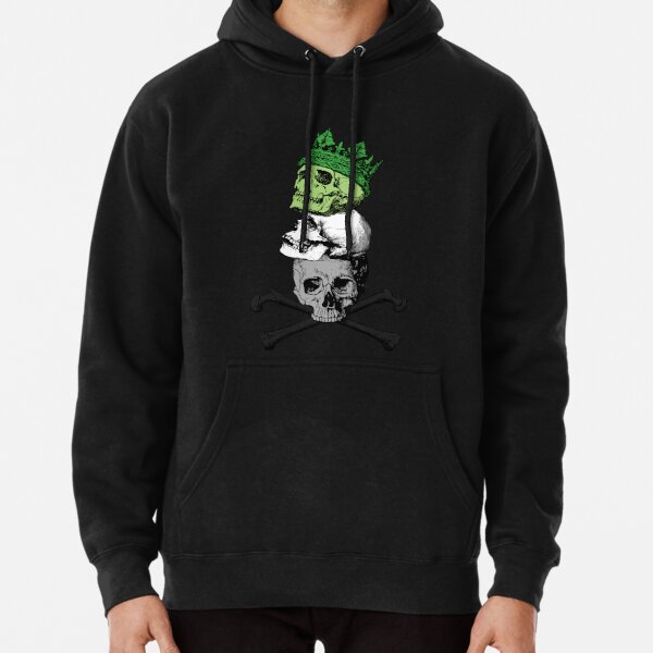 Aromantic - Stack of Skulls Pullover Hoodie RB1901 product Offical Aromantic Flag Merch