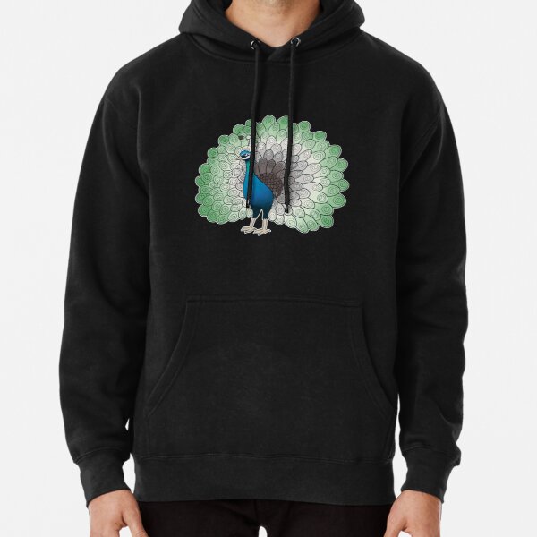 Aromantic Pride Peacock Pullover Hoodie RB1901 product Offical Aromantic Flag Merch