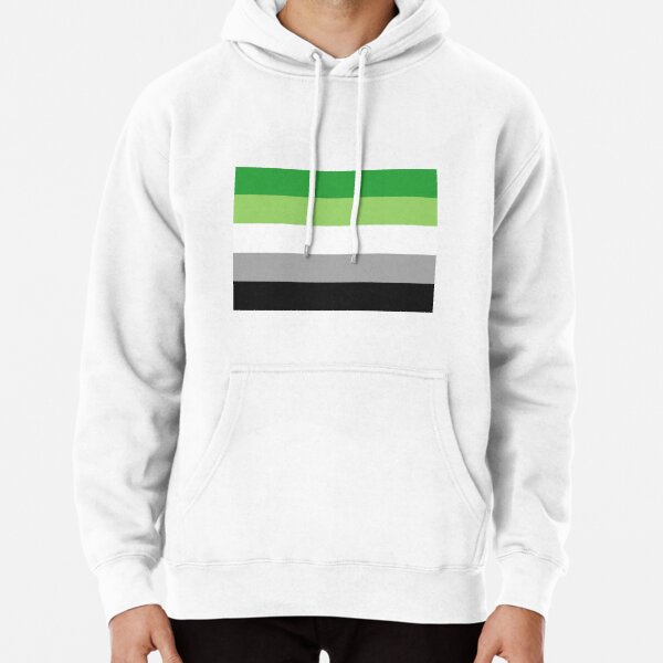 Aromantic pride flag Pullover Hoodie RB1901 product Offical Aromantic Flag Merch