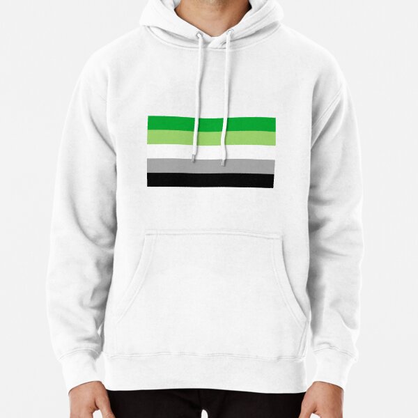 The Aromantic Flag Pullover Hoodie RB1901 product Offical Aromantic Flag Merch