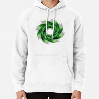 Aromantic Pride Whirling Vortex (On White) Pullover Hoodie RB1901 product Offical Aromantic Flag Merch