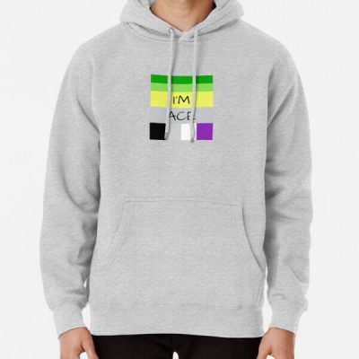 AROMANTIC FLAG ASEXUAL FLAG I'M ACE ASEXUAL T-SHIRT Pullover Hoodie RB1901 product Offical Aromantic Flag Merch