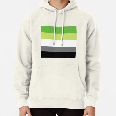 Aromantic pride Pullover Hoodie RB1901 product Offical Aromantic Flag Merch