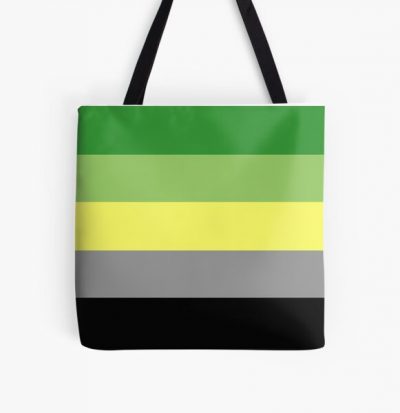 AROMANTIC FLAG All Over Print Tote Bag RB1901 product Offical Aromantic Flag Merch