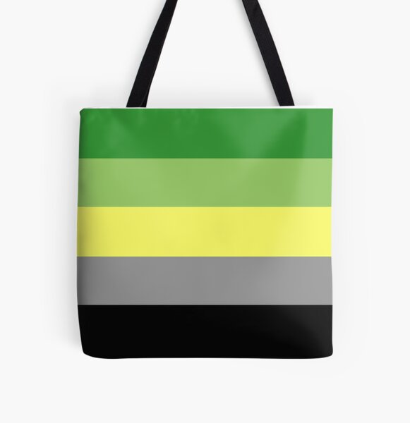 AROMANTIC FLAG All Over Print Tote Bag RB1901 product Offical Aromantic Flag Merch