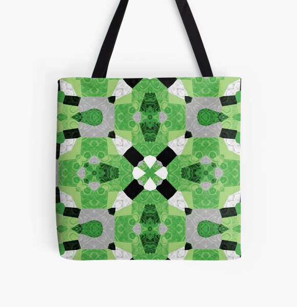 Aro Pride Quilt Shapes Pattern All Over Print Tote Bag RB1901 product Offical Aromantic Flag Merch